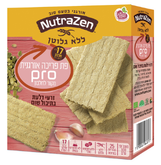 פת פריכה זרעי דלעת בתיבול שום